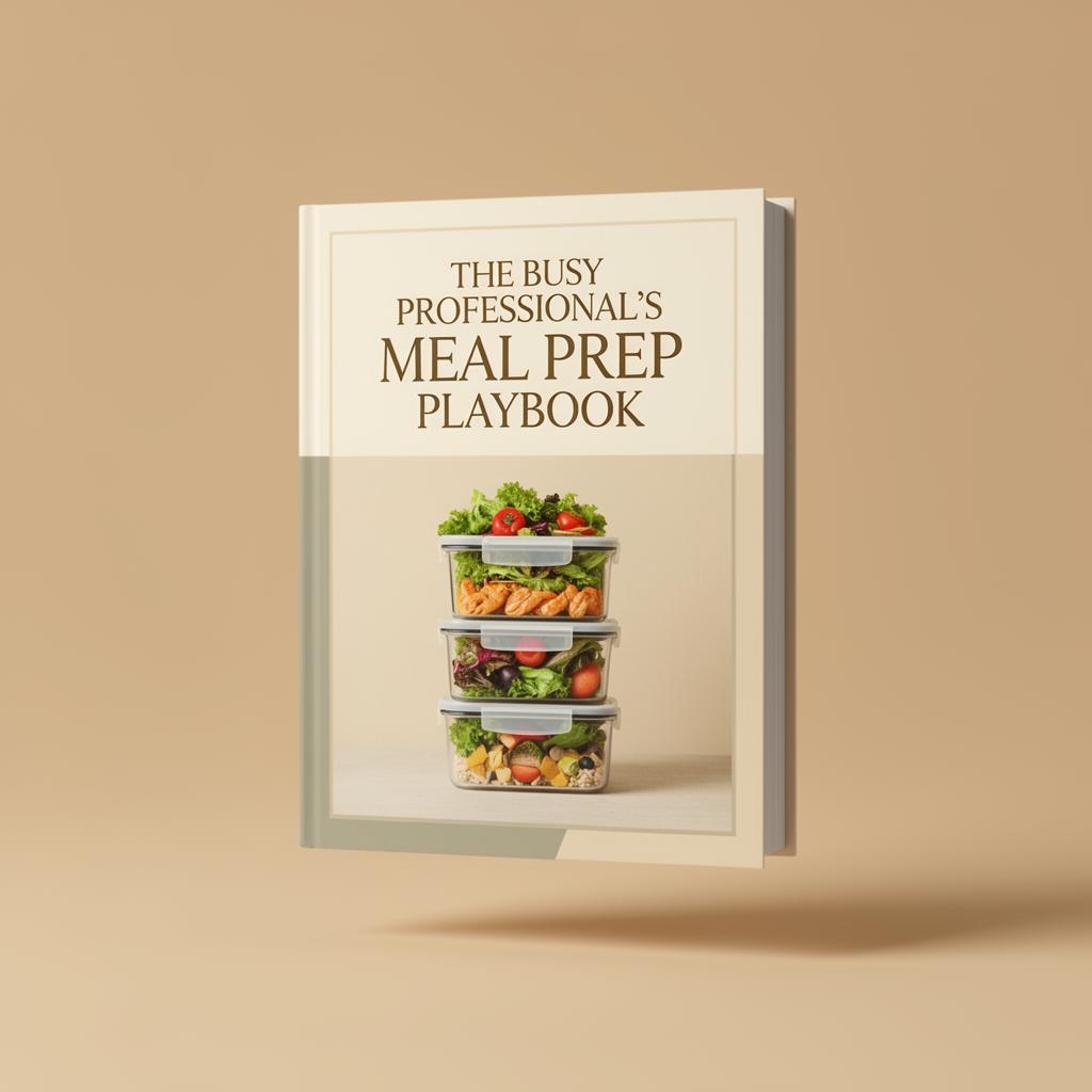 Meal Prep Starter Guide for Busy Professionals ebook cover